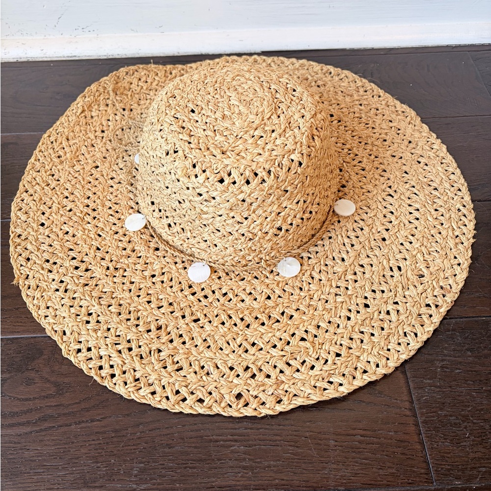 Flora Bella Grace Raffia Crochet Sun Hat